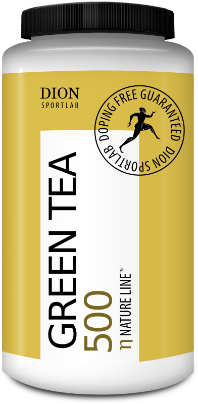 η GREEN TEA 500 zaļās tējas ekstrakts