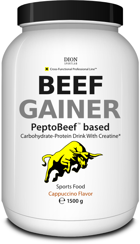 × BEEF GAINER Muskuļu geineris