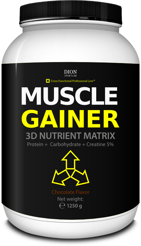 × MUSCLE GAINER Muskuļu geineris
